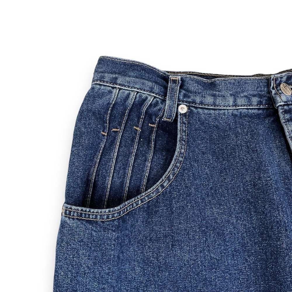 French Dressing Womens 16P 31x29 Blue Vintage High Rise Tapered Jeans Cotton EUC - Picture 3 of 16
